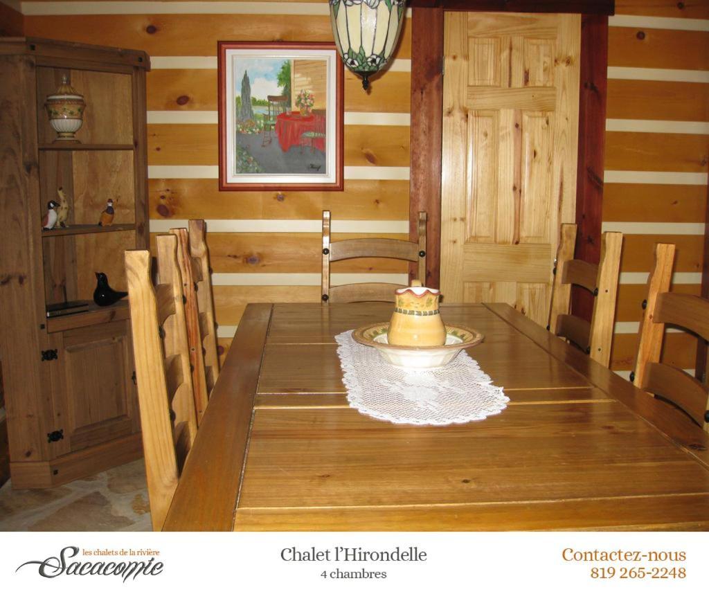 Chalets De La Riviere Sacacomie Villa Saint-Alexis-des-Monts Exterior photo