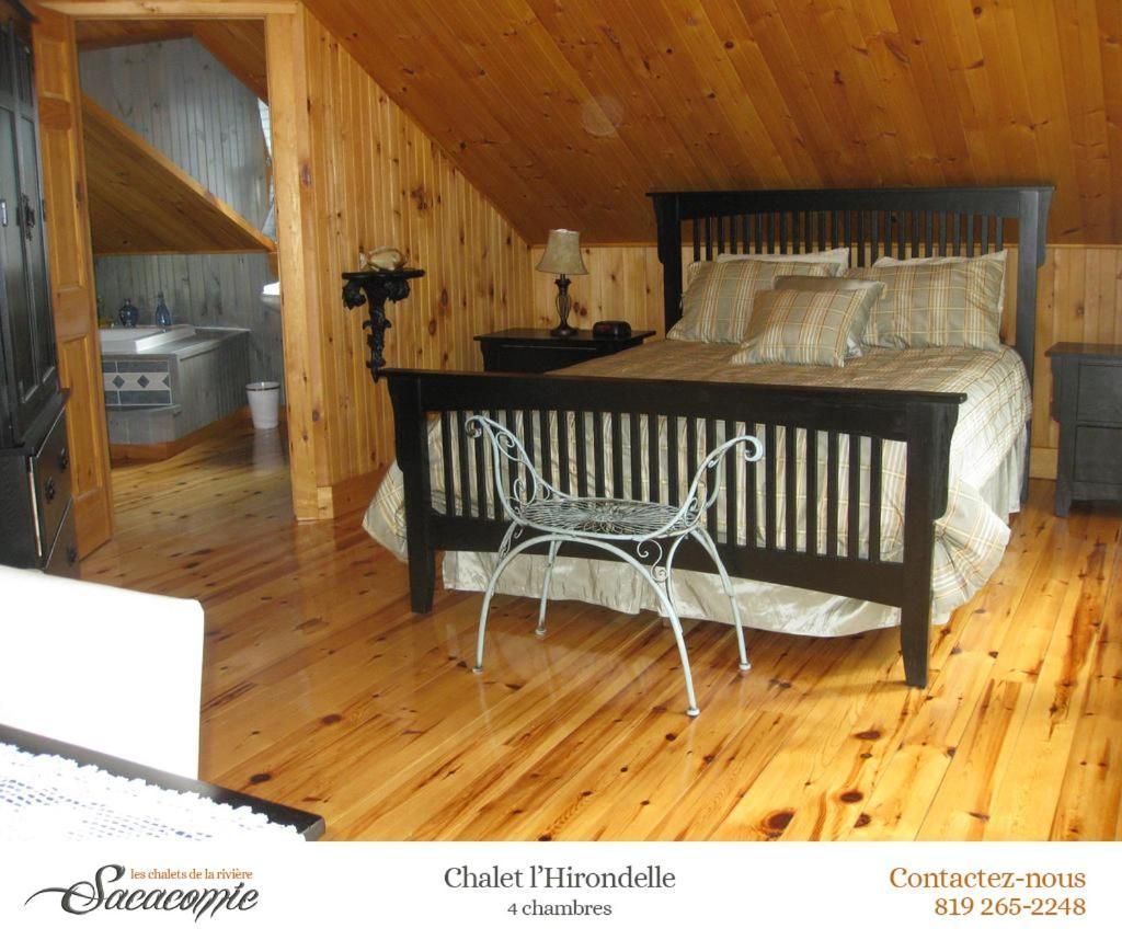 Chalets De La Riviere Sacacomie Villa Saint-Alexis-des-Monts Exterior photo